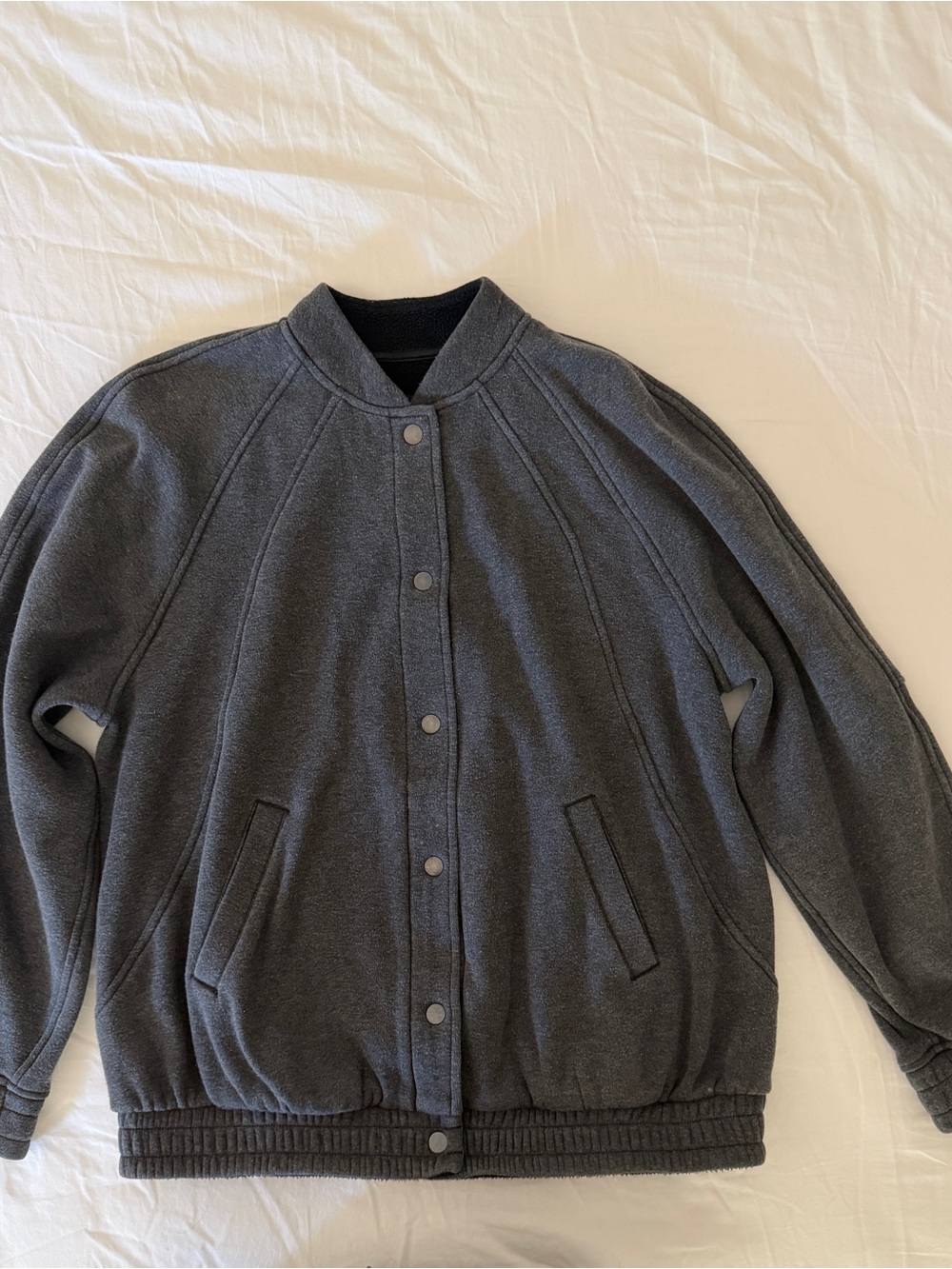 Lululemon Scuba Oversized Varsity Bomber Jacket *Plush